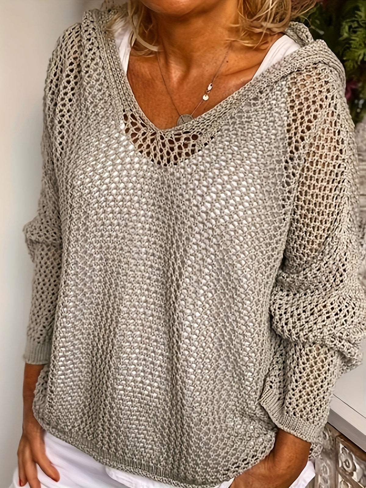 Lana Knit Hooded Sweater