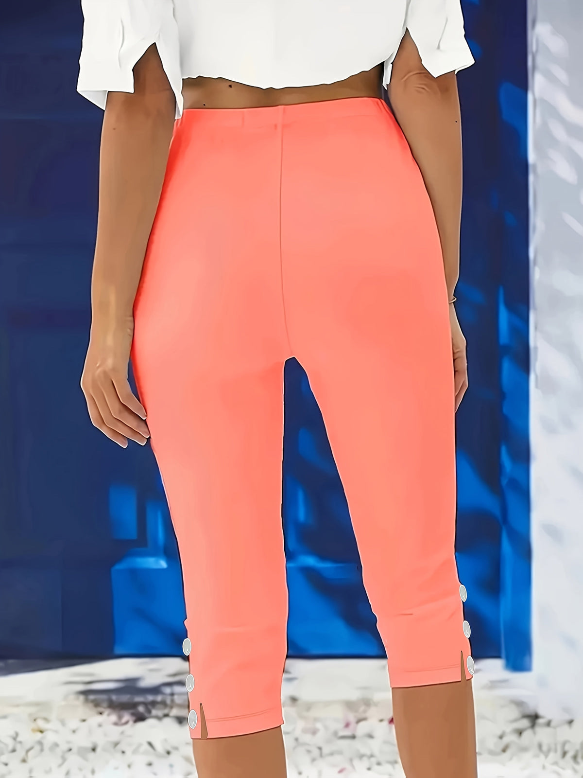 Clara Polished Stretch Capri