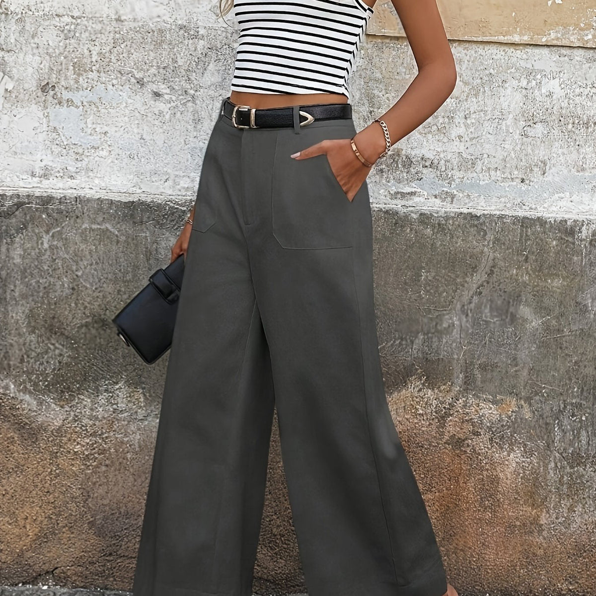 Mara High-Waisted Relaxed Trousers